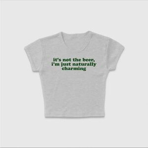 Gray Naturally Charming Micro Rib
Baby Tee